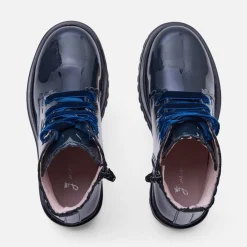 Boots Et Botillons|Chaussures-Jacadi Boots enfant fille en cuir verni - marine MARINE JACADI