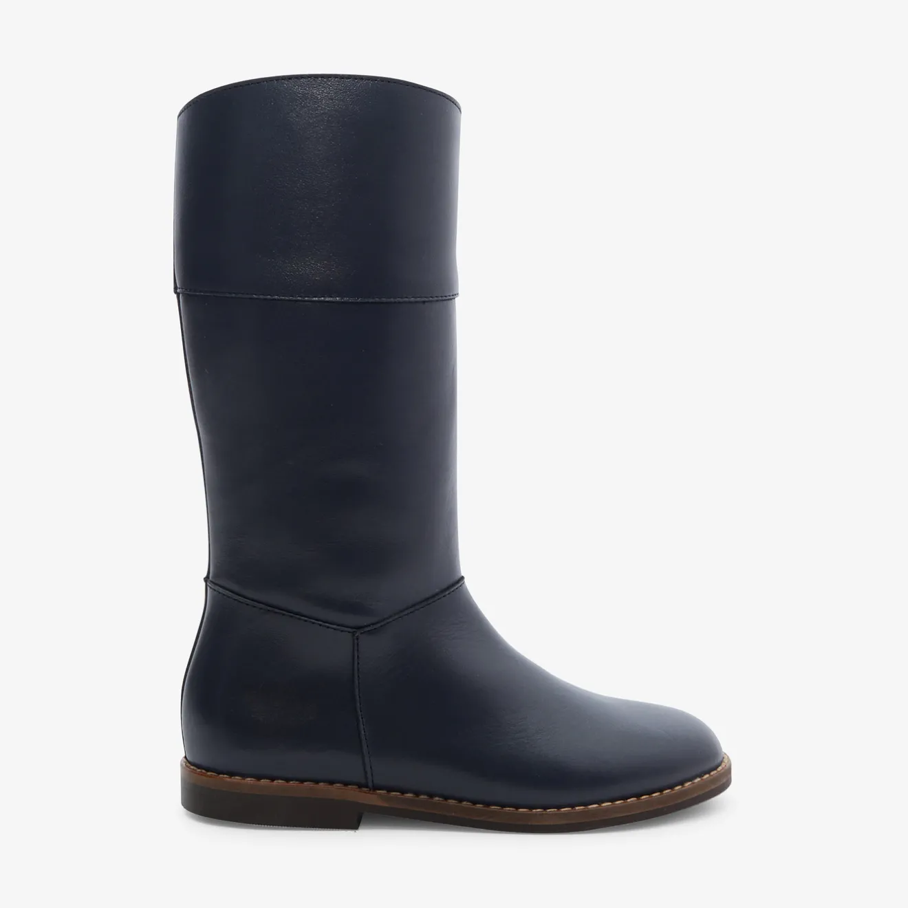 Chaussures|Bottes-Jacadi Bottes enfant fille en cuir - marine MARINE JACADI