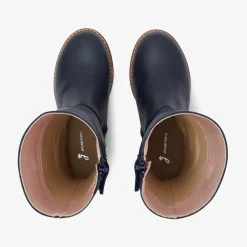 Chaussures|Bottes-Jacadi Bottes enfant fille en cuir - marine MARINE JACADI