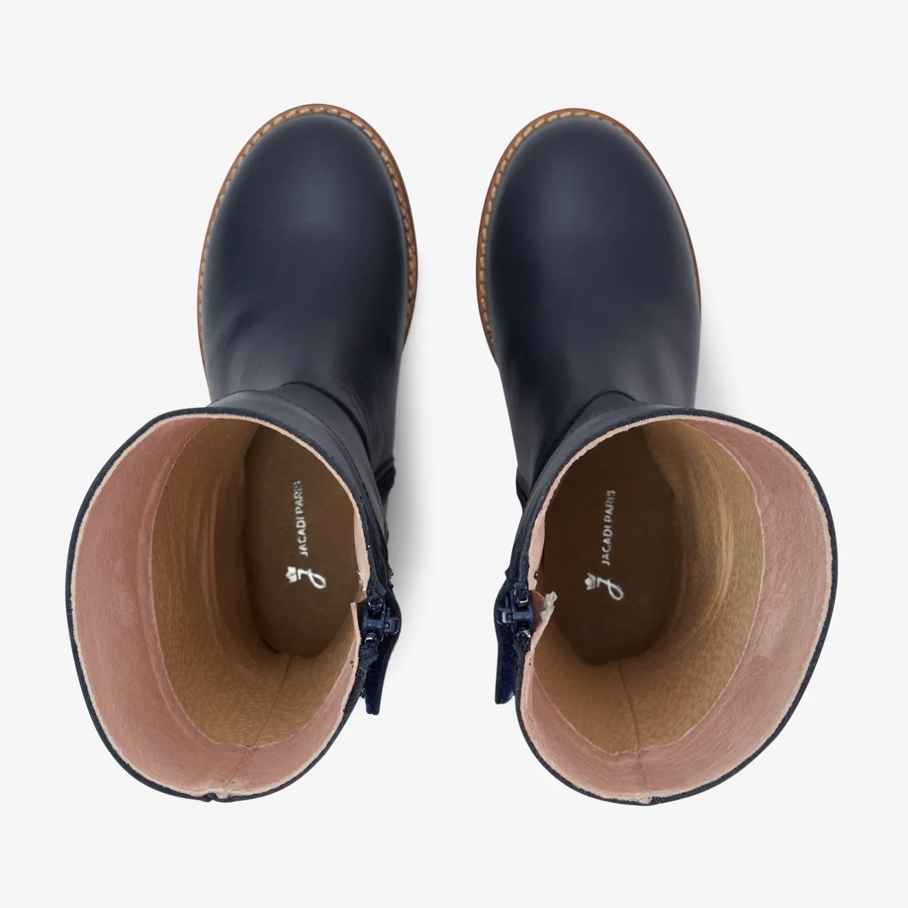 Chaussures|Bottes-Jacadi Bottes enfant fille en cuir - marine MARINE JACADI