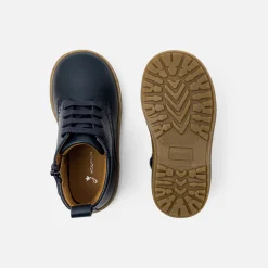 Boots Et Bottillons-Jacadi Bottillons bébé garçon en cuir - marine MARINE JACADI