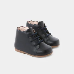 Boots Et Botillons|Chaussures-Jacadi Bottillons premiers pas bébé fille - marine MARINE JACADI