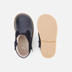 Boots Et Botillons|Chaussures-Jacadi Bottines bébé fille en cuir - marine MARINE JACADI