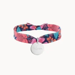 Accessoires-Jacadi Bracelet x Merci Maman argent - lore MARINE/MULTICO