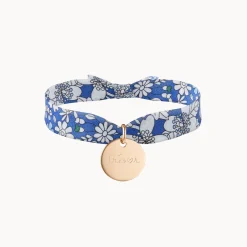 Accessoires-Jacadi Bracelet x Merci Maman doré - lore BLEU/MULTICO