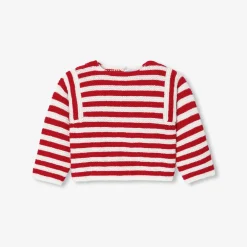 Pull, Sweat Et Cardigan-Jacadi Brassière Love Maille Collection Solidaire - BLANC/ROUGE