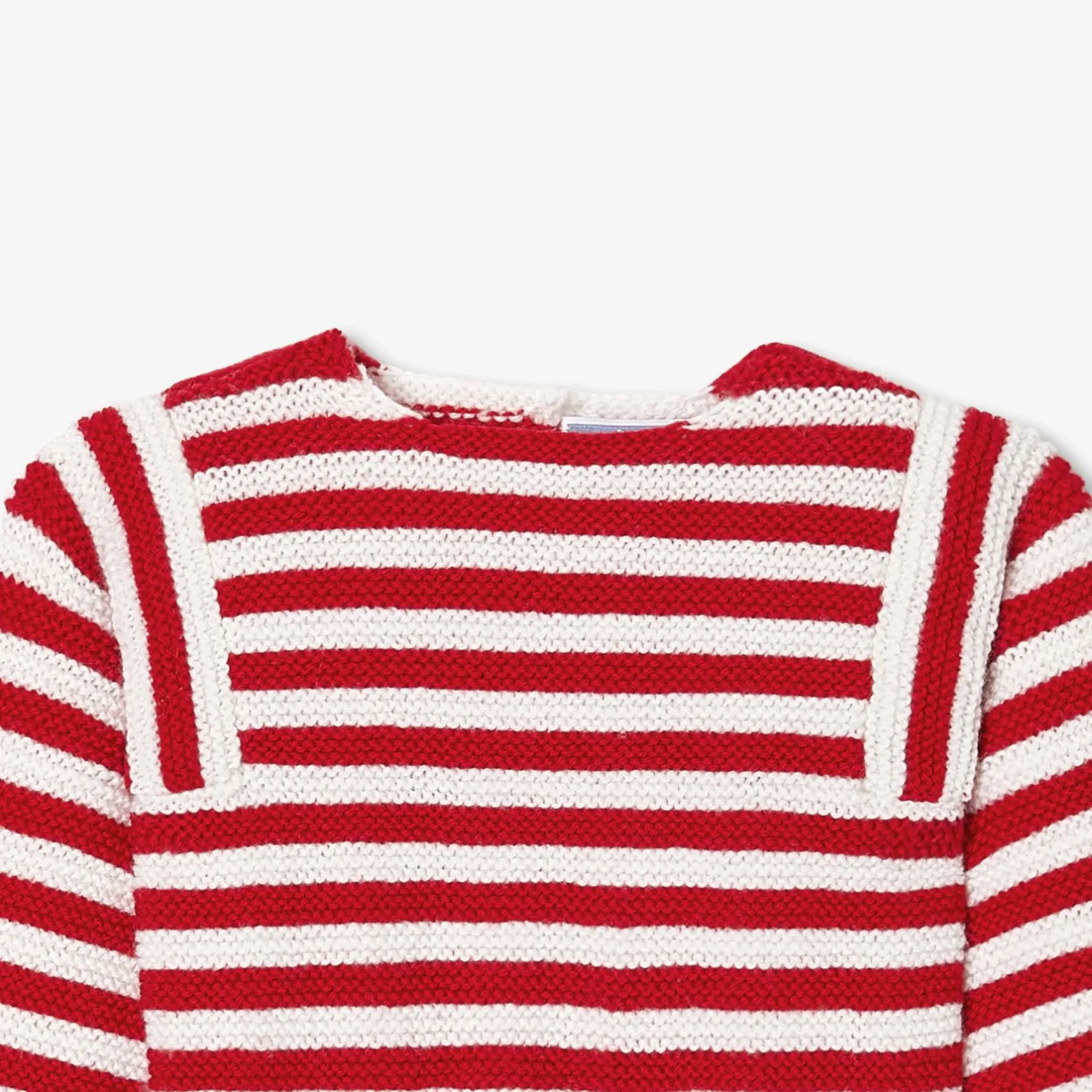 Pull, Sweat Et Cardigan-Jacadi Brassière Love Maille Collection Solidaire - BLANC/ROUGE