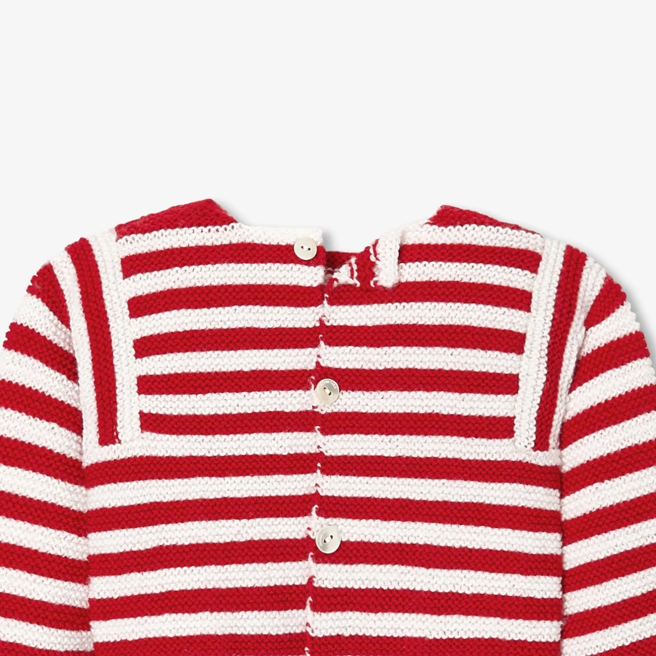 Pull, Sweat Et Cardigan-Jacadi Brassière Love Maille Collection Solidaire - BLANC/ROUGE