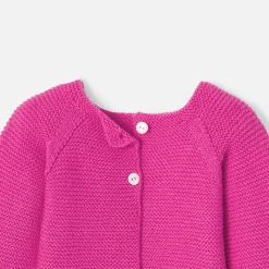 Pull, Sweat Et Cardigan-Jacadi Brassière Love Maille collection solidaire - ROSE/ROUGE