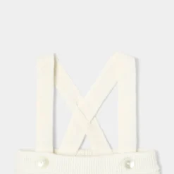 Pantalon, Bloomer Et Short-Jacadi Caleçon bébé garçon en tricot point mousse - blanc doux BLANC DOUX JACADI