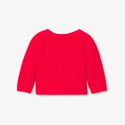 Pull, Sweat Et Cardigan-Jacadi Cardigan bébé en coton - ROUGE TOMATE