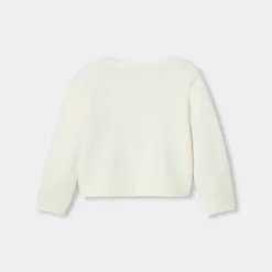 Pull, Sweat Et Cardigan-Jacadi Cardigan bébé fille - blanc doux BLANC DOUX JACADI