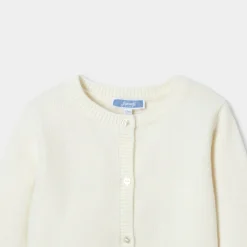 Pull, Sweat Et Cardigan-Jacadi Cardigan bébé fille - blanc doux BLANC DOUX JACADI
