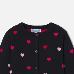 Pull, Sweat Et Cardigan-Jacadi Cardigan bébé fille - lore MARINE/MULTICO