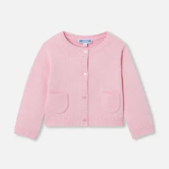 Pull, Sweat Et Cardigan-Jacadi Cardigan bébé fille - ROSE CHINE
