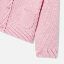 Pull, Sweat Et Cardigan-Jacadi Cardigan bébé fille - ROSE CHINE