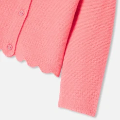 Pull, Sweat Et Cardigan-Jacadi Cardigan bébé fille - ROSE INDIEN