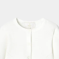 Pull, Sweat Et Cardigan-Jacadi Cardigan bébé fille cérémonie - blanc BLANC JACADI