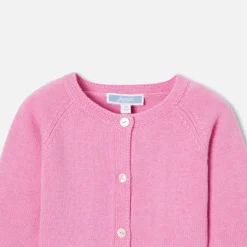 Pull, Sweat Et Cardigan-Jacadi Cardigan bébé fille en jersey - ROSE MOYEN
