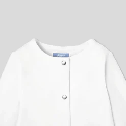 Pull, Sweat Et Cardigan-Jacadi Cardigan bébé fille en molleton - blanc BLANC JACADI
