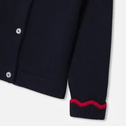 Pull, Sweat Et Cardigan-Jacadi Cardigan bébé fille en tricot - marine MARINE JACADI