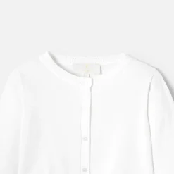 Pull, Sweat Et Cardigan-Jacadi Cardigan court enfant fille - blanc BLANC JACADI