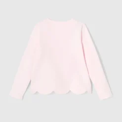 Pull, Sweat Et Cardigan-Jacadi Cardigan en molleton enfant fille - rose poudre ROSE POUDRE JACADI