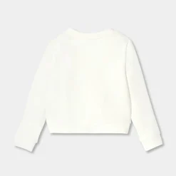 Pull, Sweat Et Cardigan-Jacadi Cardigan en molleton enfant fille - blanc doux BLANC DOUX JACADI