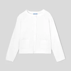 Pull, Sweat Et Cardigan-Jacadi Cardigan enfant fille - blanc BLANC JACADI