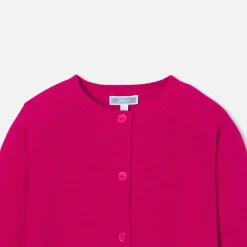 Pull, Sweat Et Cardigan-Jacadi Cardigan enfant fille - FRAMBOISE