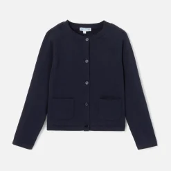 Pull, Sweat Et Cardigan-Jacadi Cardigan enfant fille - marine MARINE JACADI