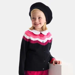 Pull, Sweat Et Cardigan-Jacadi Cardigan enfant fille - lore MARINE/MULTICO