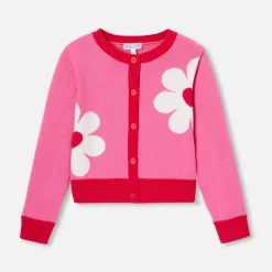 Pull, Sweat Et Cardigan-Jacadi Cardigan enfant fille - lore ROSE/MULTICO