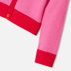 Pull, Sweat Et Cardigan-Jacadi Cardigan enfant fille - lore ROSE/MULTICO