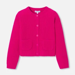 Pull, Sweat Et Cardigan-Jacadi Cardigan enfant fille - ROSE GRENADINE