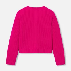 Pull, Sweat Et Cardigan-Jacadi Cardigan enfant fille - ROSE GRENADINE