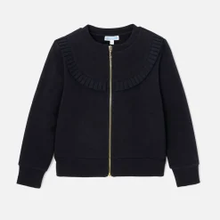 Pull, Sweat Et Cardigan-Jacadi Cardigan enfant fille en molleton - marine MARINE JACADI