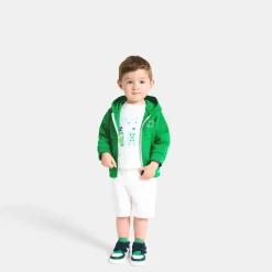 Pull, Sweat Et Cardigan-Jacadi Cardigan zippé bébé garçon - VERT