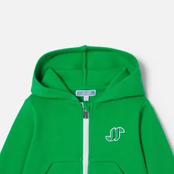 Pull, Sweat Et Cardigan-Jacadi Cardigan zippé bébé garçon - VERT