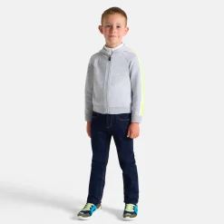 Pull, Sweat Et Cardigan-Jacadi Cardigan zippé enfant garçon - gris chine clair GRIS CHINE CLAIR JACADI