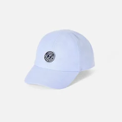 Accessoires-Jacadi Casquette bébé en Oxford - BLEU/BLANC