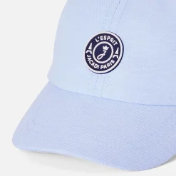 Accessoires-Jacadi Casquette bébé en Oxford - BLEU/BLANC