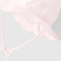Accessoires|Accessoires-Jacadi Chapeau bébé fille à festons - rose pale ROSE PALE JACADI
