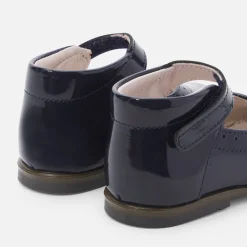 Babies, Charles Ix, Salomés Et Ballerines-Jacadi Charles IX bébé fille en cuir verni - marine MARINE JACADI