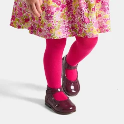 Babies, Charles Ix, Salomés Et Ballerines-Jacadi Charles IX bébé fille en cuir verni - BORDEAUX