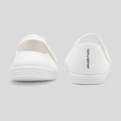 Chaussures En Toiles|Babies, Charles Ix, Salomés Et Ballerines-Jacadi Charles IX en toile enfant fille - blanc BLANC JACADI