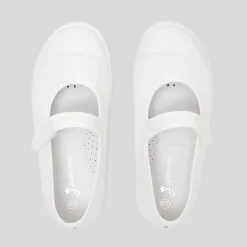 Chaussures En Toiles|Babies, Charles Ix, Salomés Et Ballerines-Jacadi Charles IX en toile enfant fille - blanc BLANC JACADI