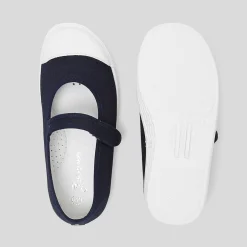 Chaussures En Toiles|Babies, Charles Ix, Salomés Et Ballerines-Jacadi Charles IX en toile enfant fille - marine MARINE JACADI