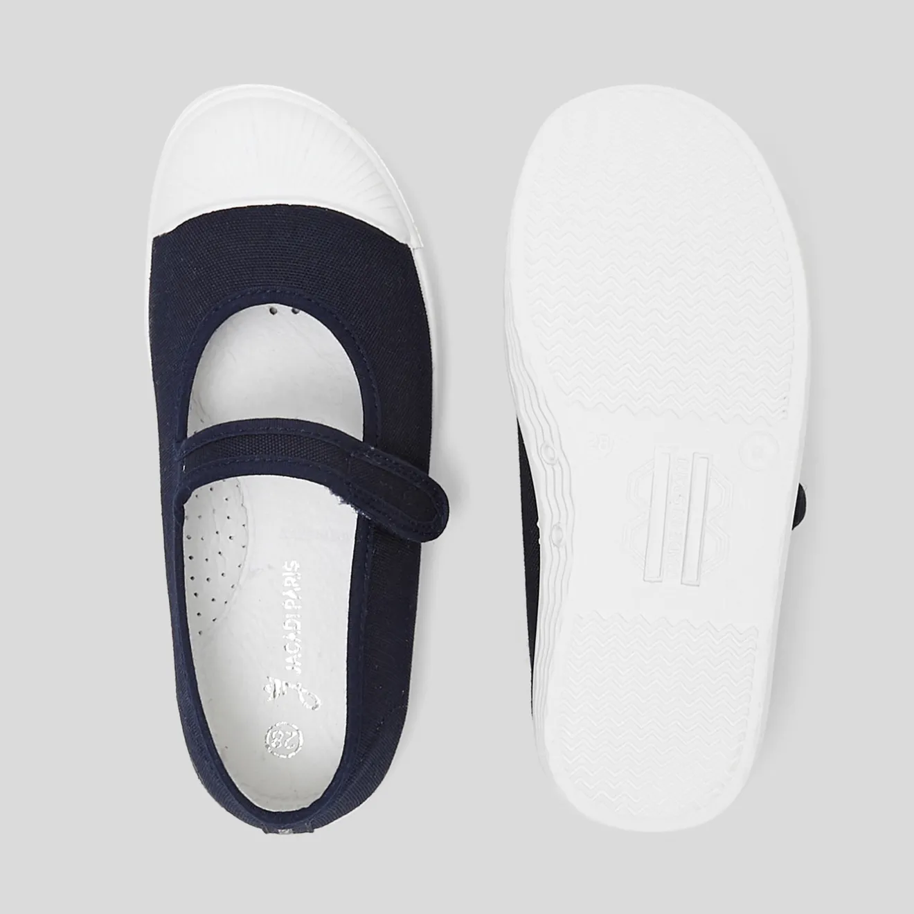 Chaussures En Toiles|Babies, Charles Ix, Salomés Et Ballerines-Jacadi Charles IX en toile enfant fille - marine MARINE JACADI