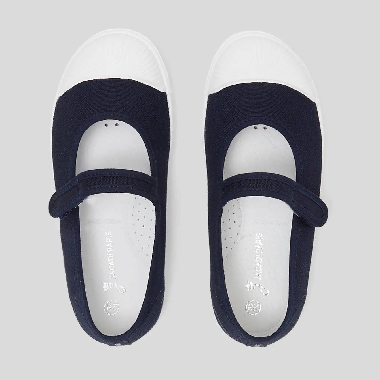 Chaussures En Toiles|Babies, Charles Ix, Salomés Et Ballerines-Jacadi Charles IX en toile enfant fille - marine MARINE JACADI